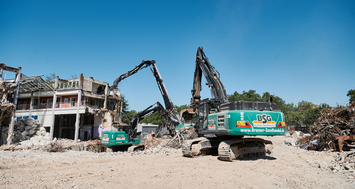 Abbrucharbeiten der BSG, Sigrun Strangmann Photography
